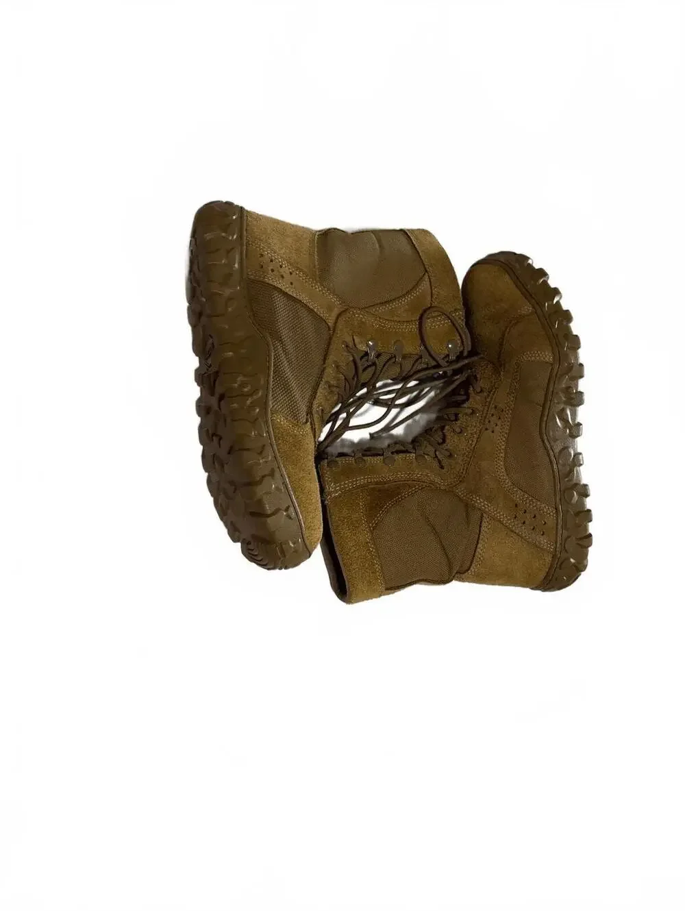 Rocky S2V 6104 Coyote Brown Steel Toe Tactical Military Boots Mens 11 W USA Made